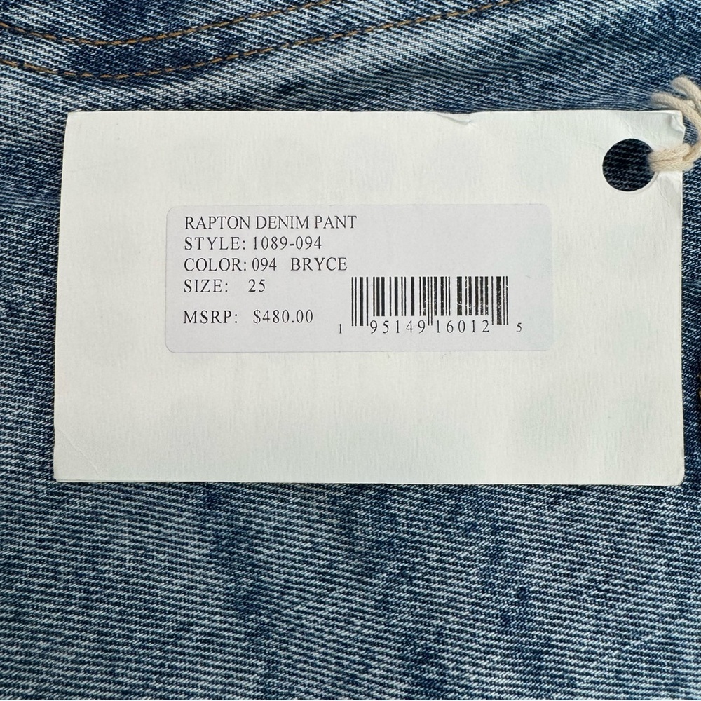 KHAITE wide leg rapton denim pants - Picture 3 of 8